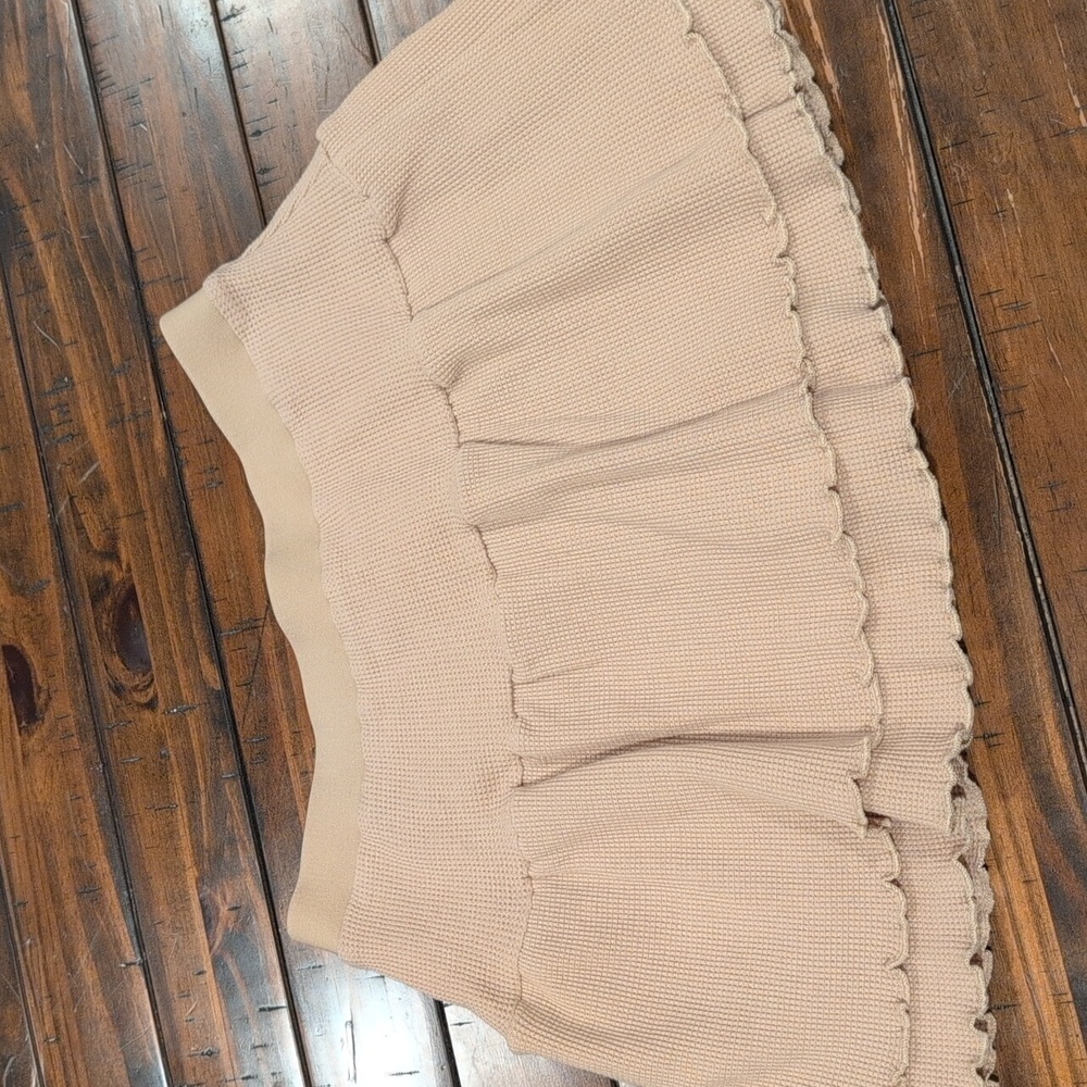 The Kript Crepe Ruffle Mini Skirt — image 7 of 8